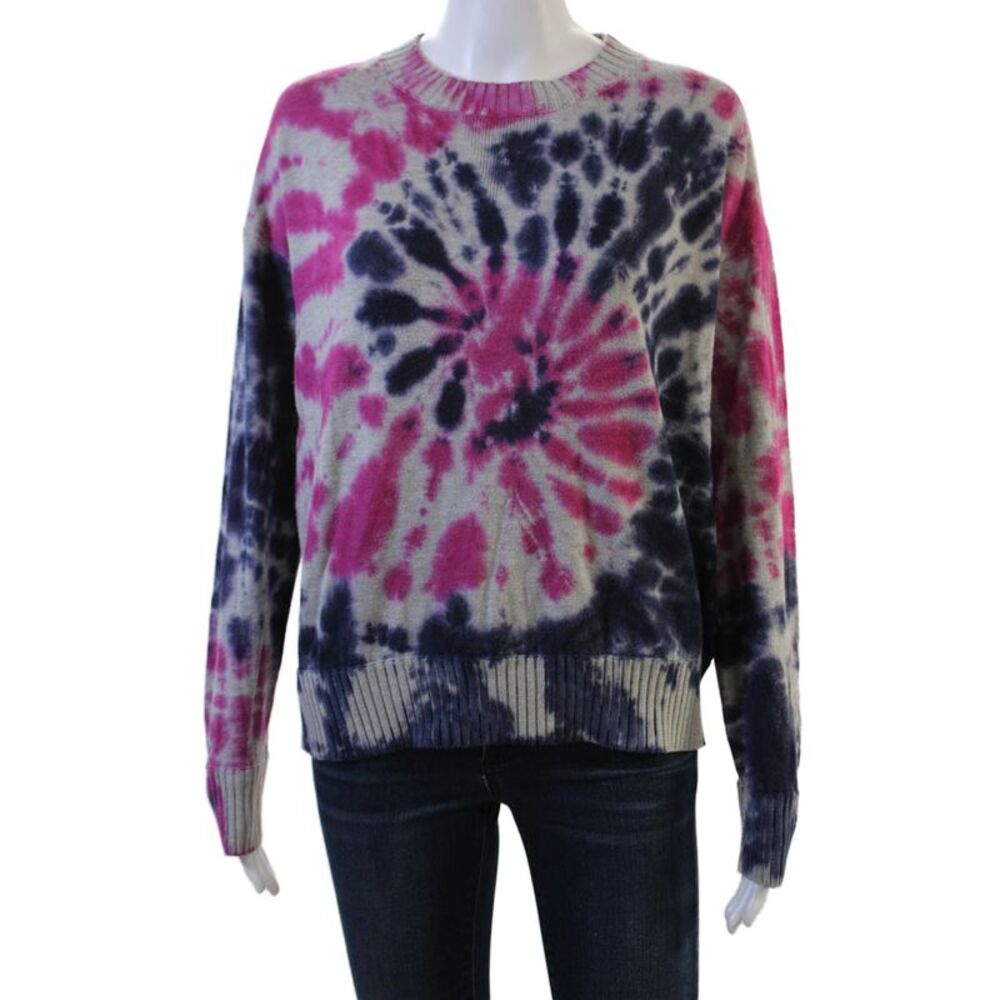 Central Park West Unisex Gray Pullover Sweater Crew Neck Long Sleeve Size M